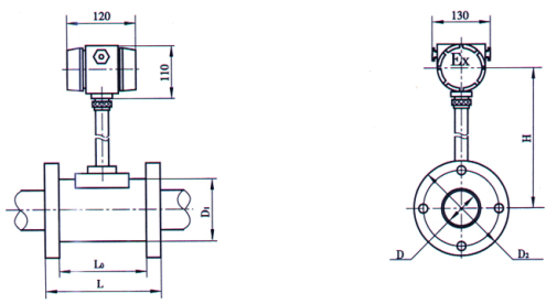 气体流量计外形尺寸